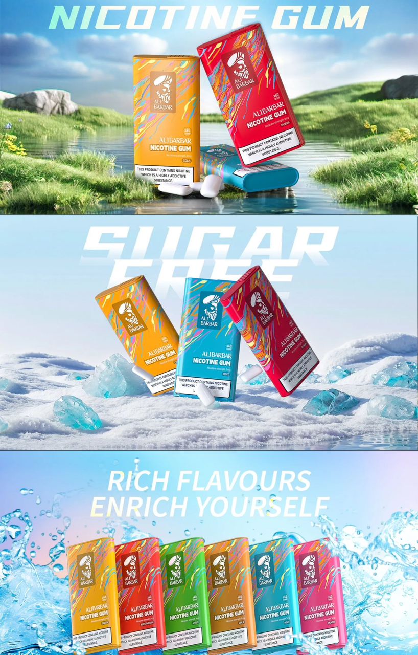 Alibarbar Nicotine Gum